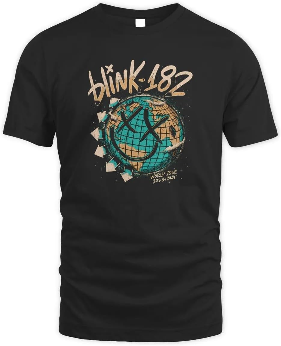 Grayce Blink™-182 Men's One More Time Untitled T-Shirt - by Blink™-182, Small, Black