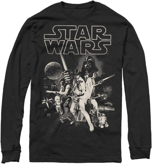 STAR WARS Men's Official 'Poster' Graphic Tee