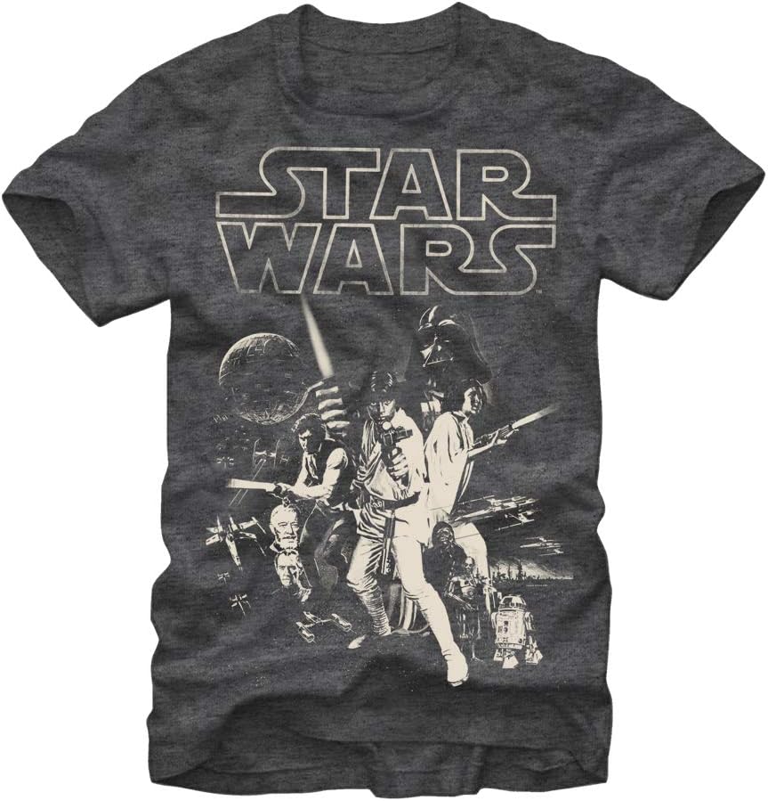 STAR WARS Men's Official 'Poster' Graphic Tee