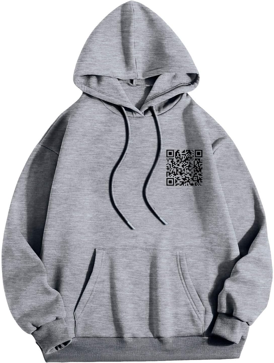 Funny Fuck You Qr Code Hoodie Unisex Couples Hoodies For Adults Friends Sweatshirt For Best Friends Rick Roll